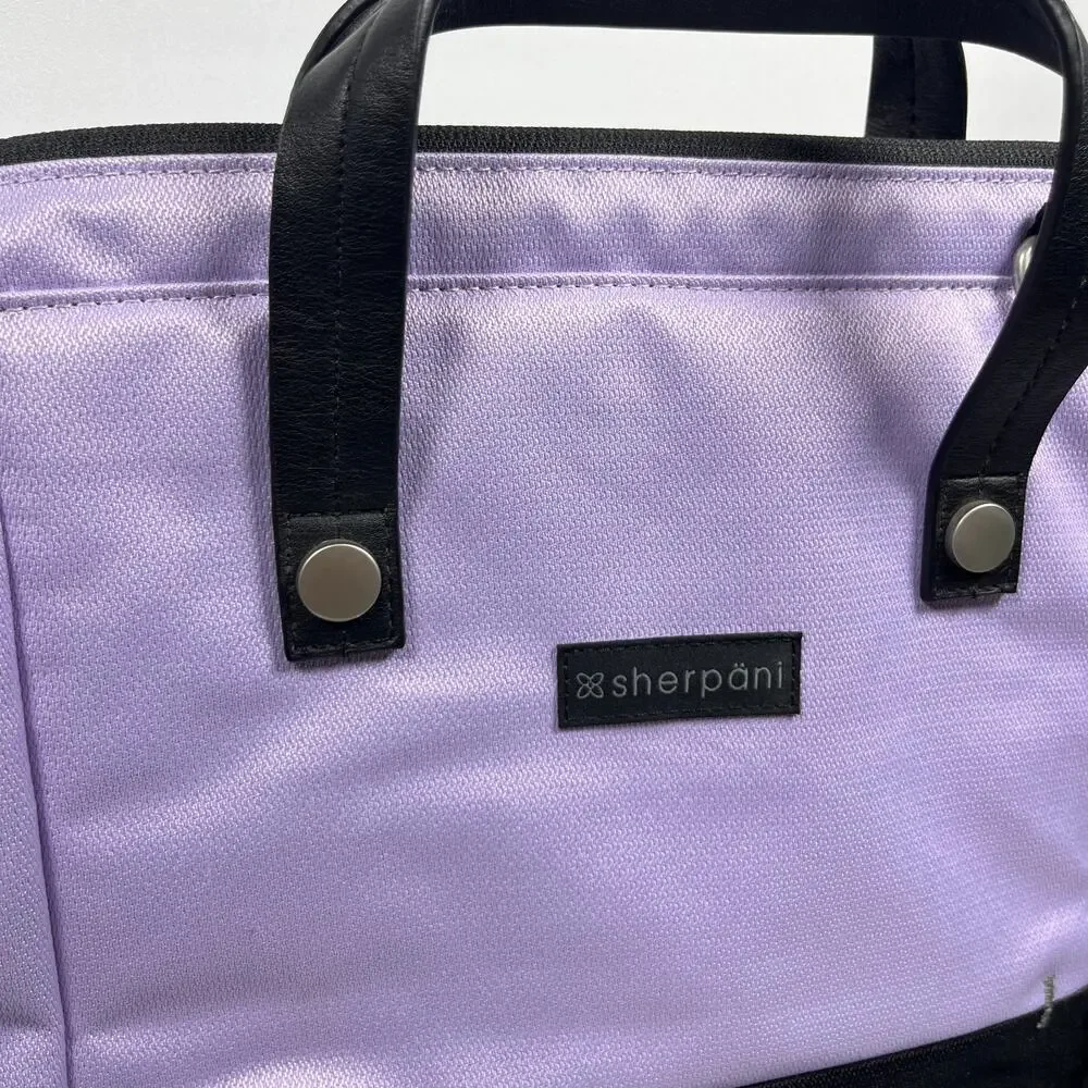SHERPANI Dispatch Backpack Convertible Crossbody Laptop Bag Purple NEW